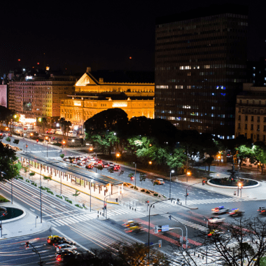 Camaras de control de transito en Buenos Aires