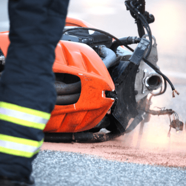 Accidente en moto buenos aires